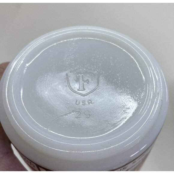 Glasbake Milk Glass Mug Upper Canada Village Souvenir Vintage White Retro - Picture 5 of 7